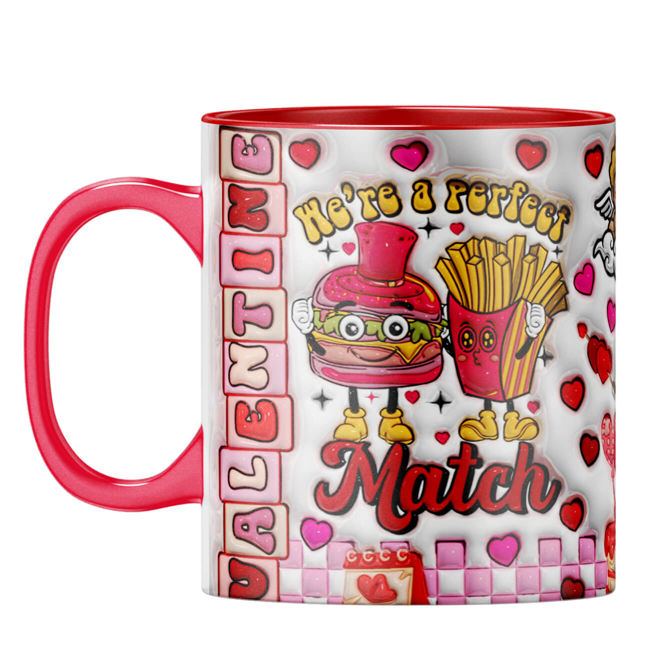 YuBingo Valentine Day Gift for Wife Coffee Mug Red