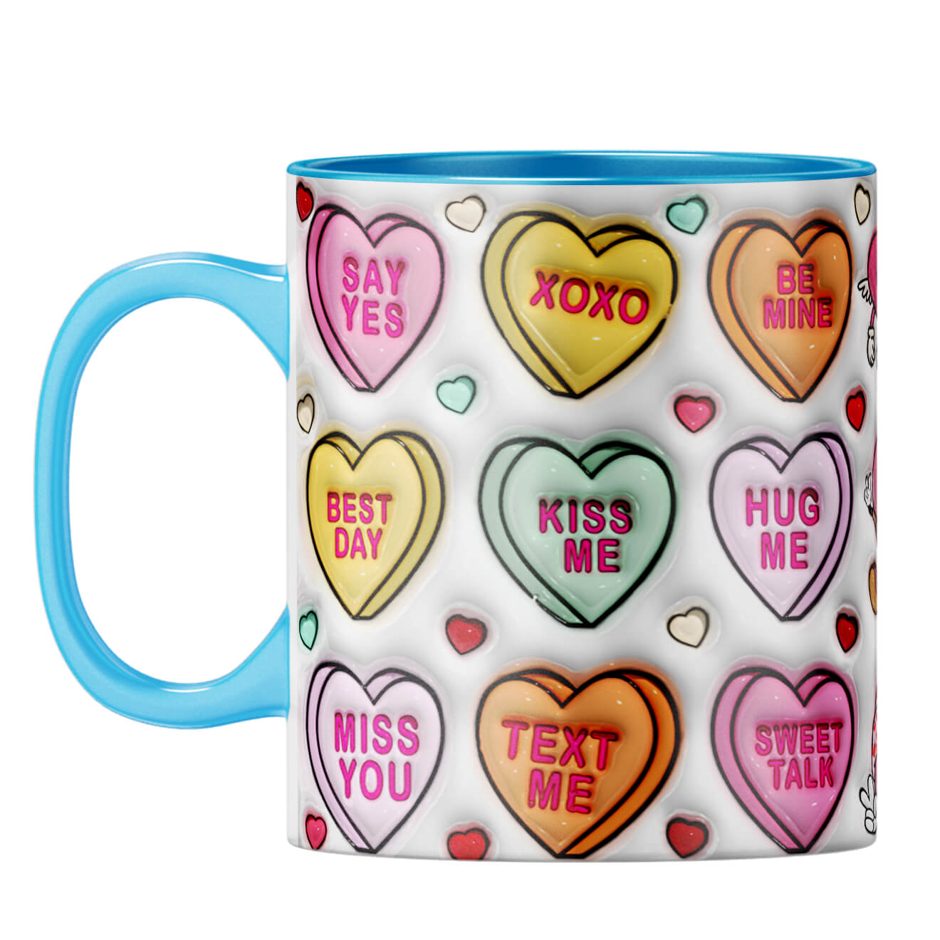 YuBingo Valentine Gift for Boyfriend Coffee Mug Light Blue
