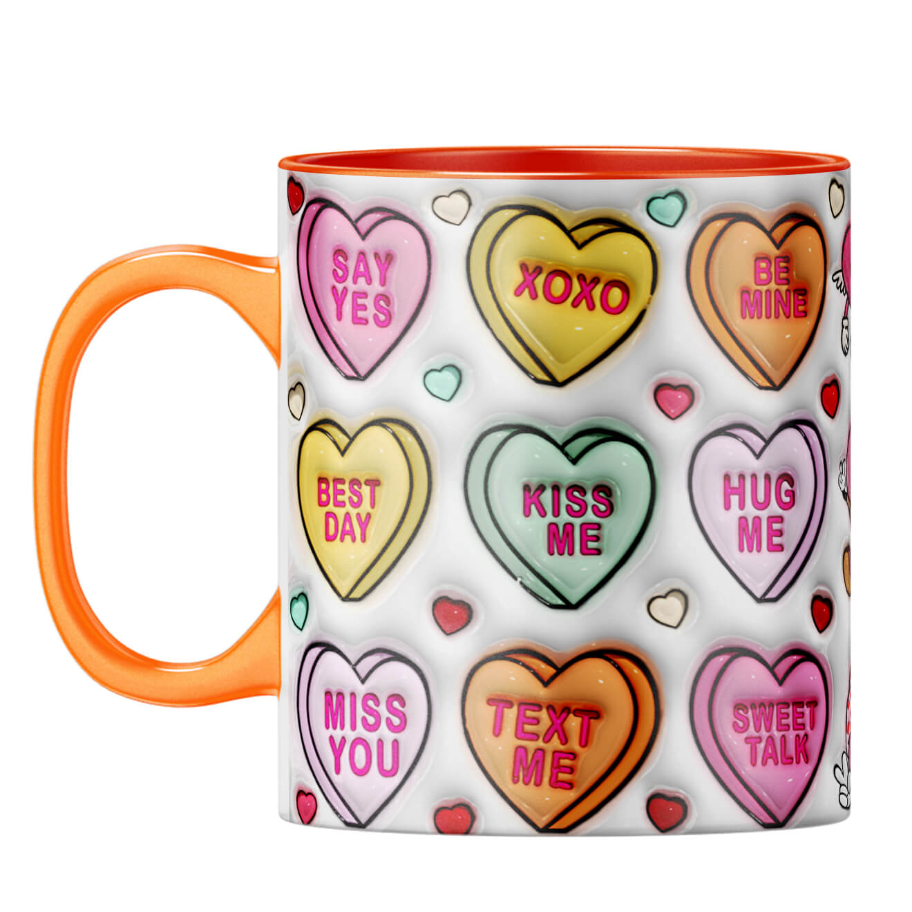 YuBingo Valentine Gift for Boyfriend Coffee Mug Orange