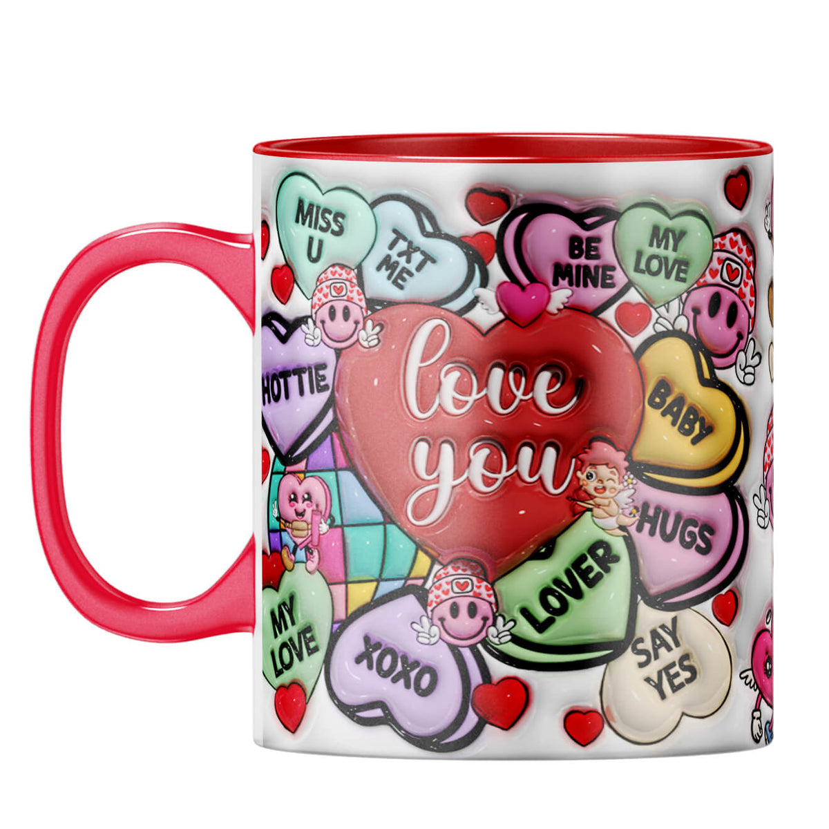 YuBingo Valentine Gift for Girlfriend Coffee Mug Red