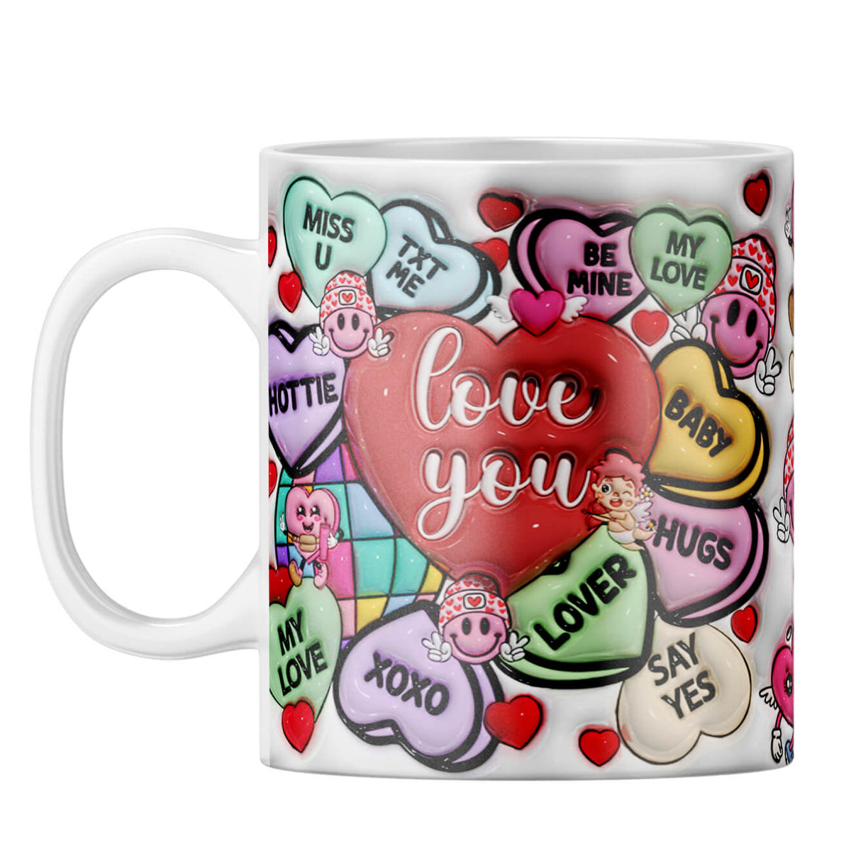 YuBingo Valentine Gift for Girlfriend Coffee Mug White
