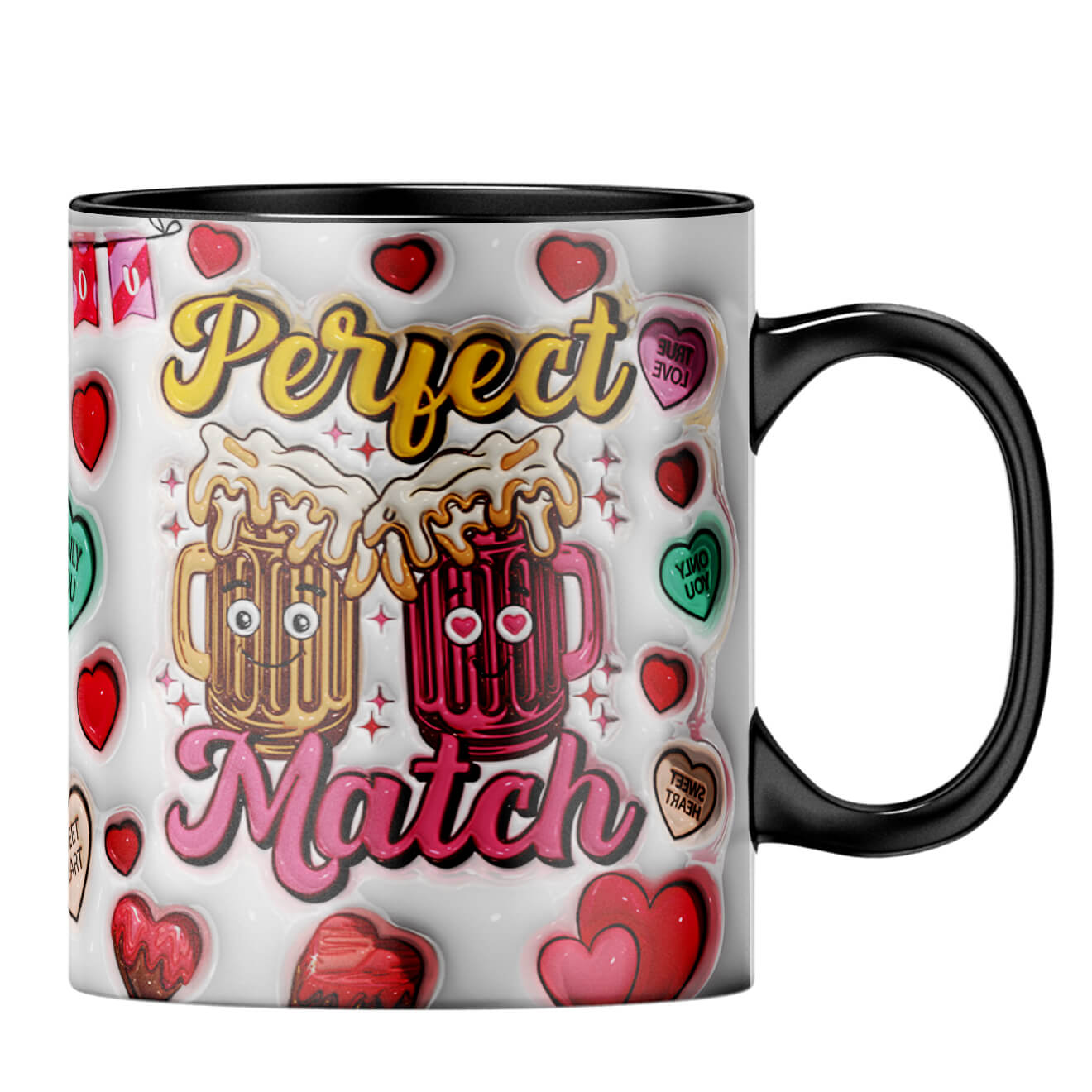 YuBingo Valentine Gift for Husband Coffee MugB-Black