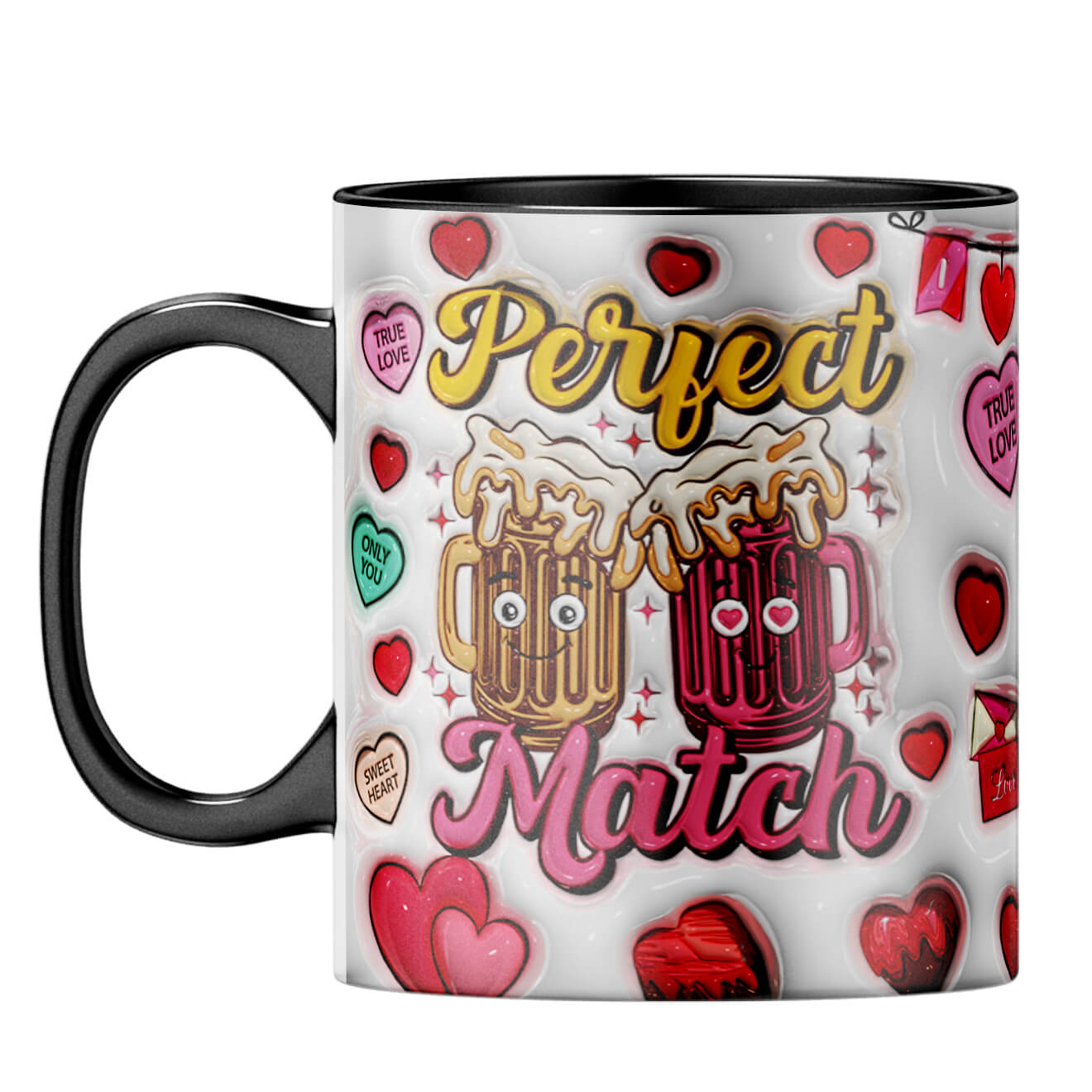 YuBingo Valentine Gift for Husband Coffee Mug Black