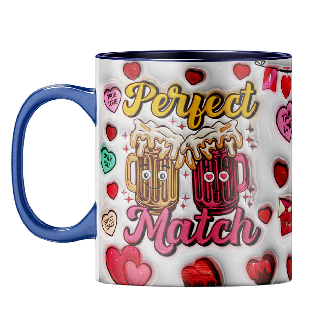YuBingo Valentine Gift for Husband Coffee Mug Dark Blue