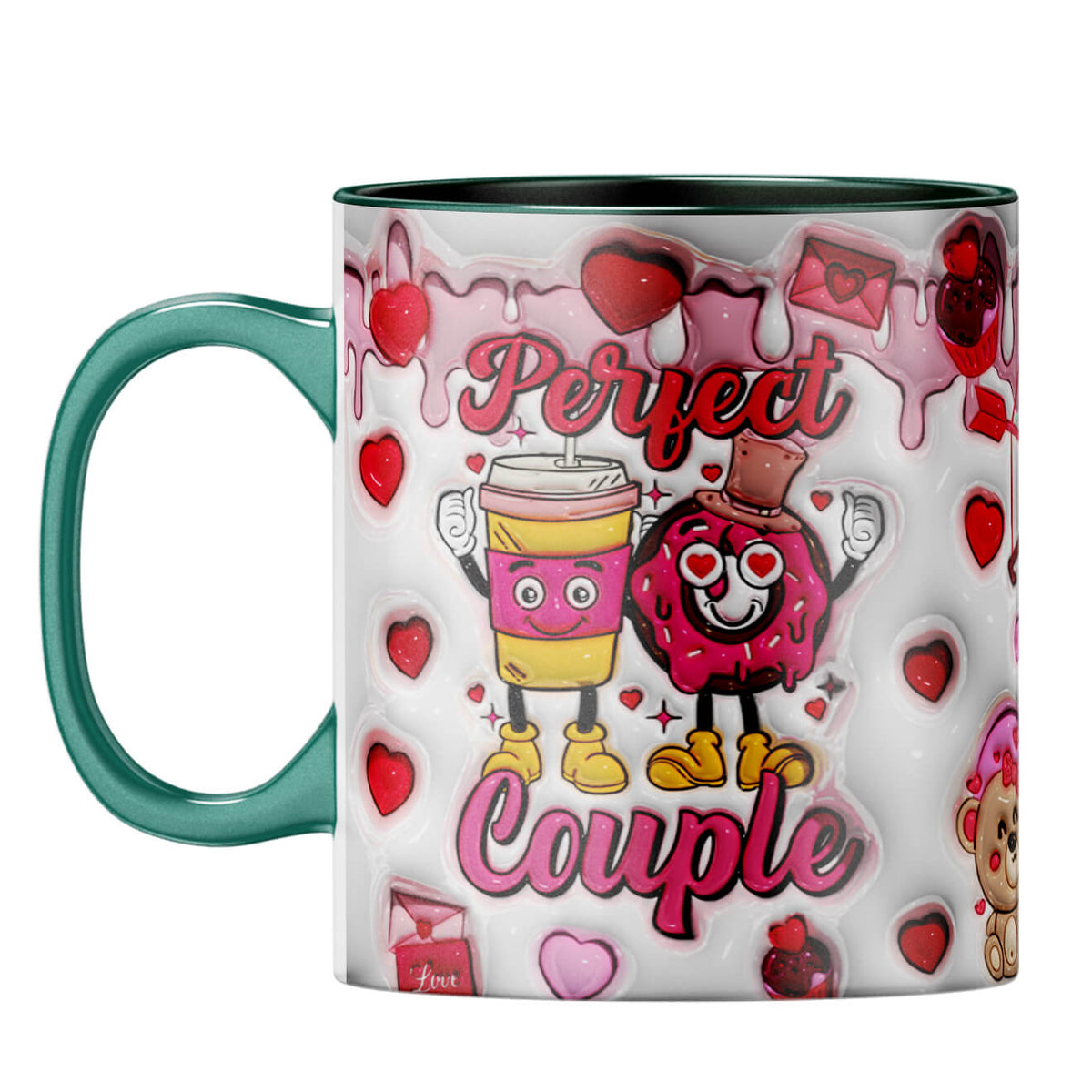 YuBingo Valentine Gift for Wife Coffee Mug Dark Green