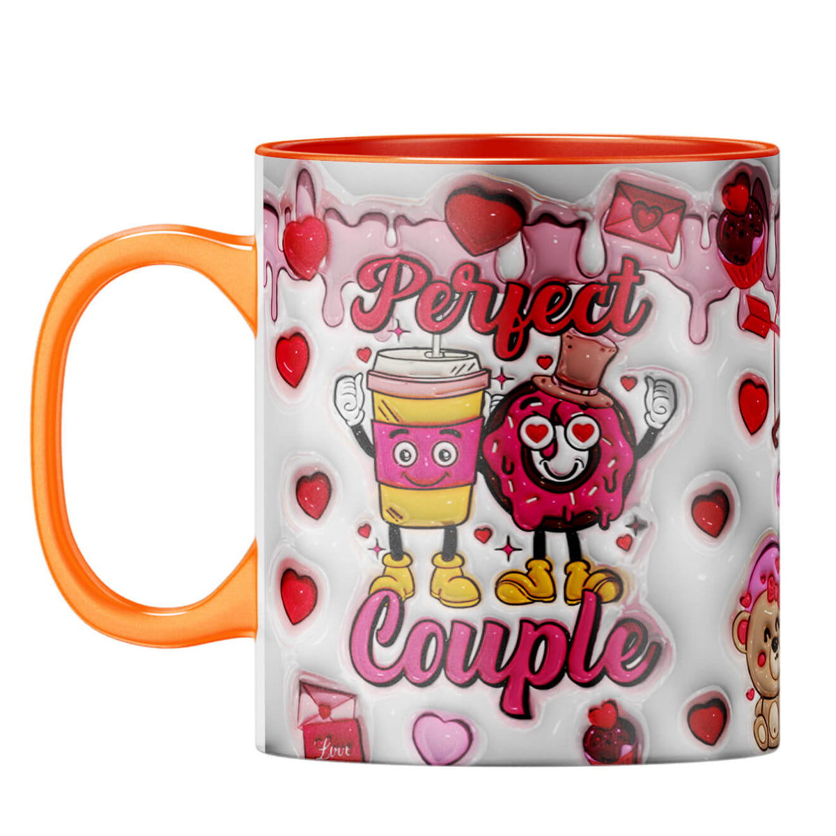 YuBingo Valentine Gift for Wife Coffee Mug Orange