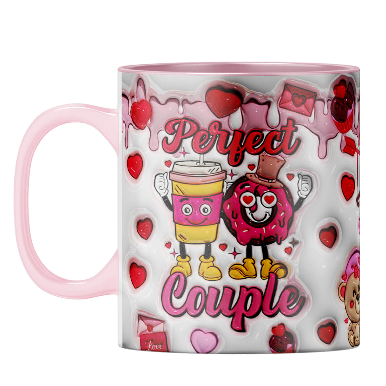 YuBingo Valentine Gift for Wife Coffee Mug Pink