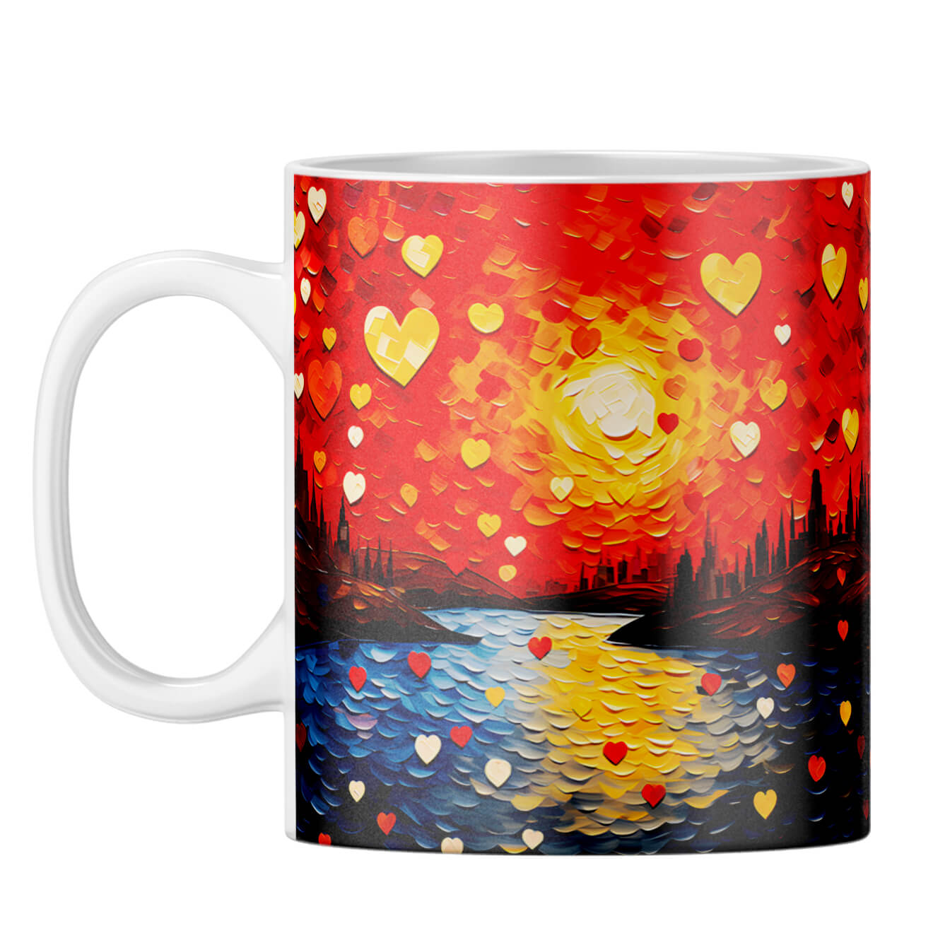 YuBingo Watercolor Dreams Unveiled Coffee Mug White