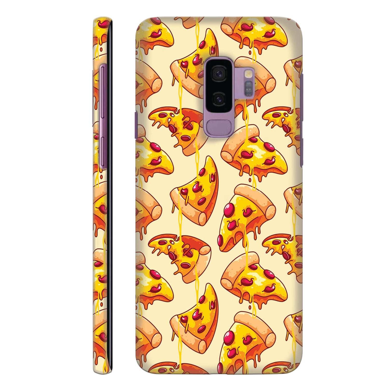 Yummy Pizza Pattern Back Cover for HardPlasticIK0018Hard Plastic