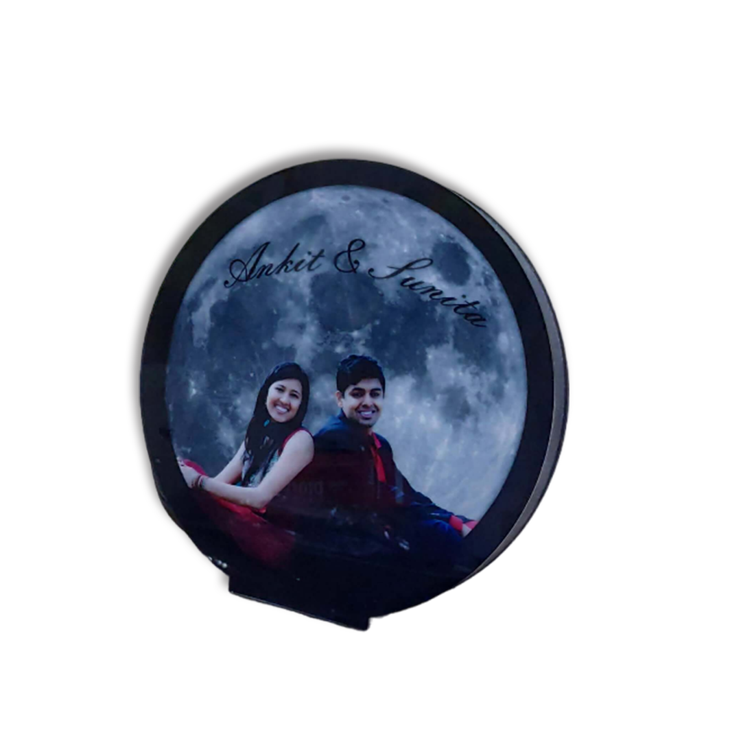 Round Table LED Photo Frame