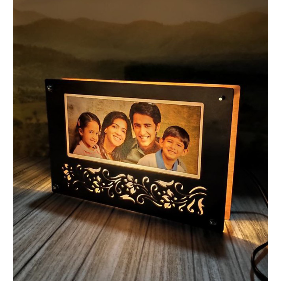 Warm White LED Family Frame