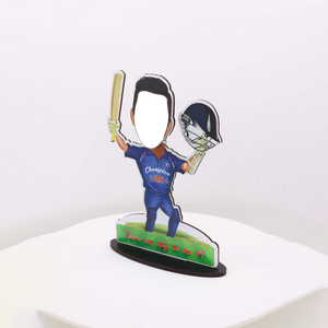 Cricketor Fun Cut-Out with Shaking Head