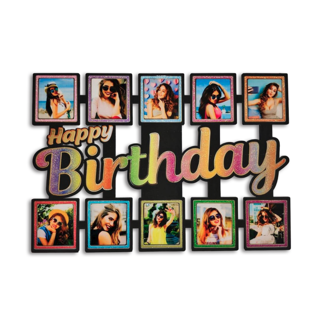 Happy Birthday Collage - 12"x18"