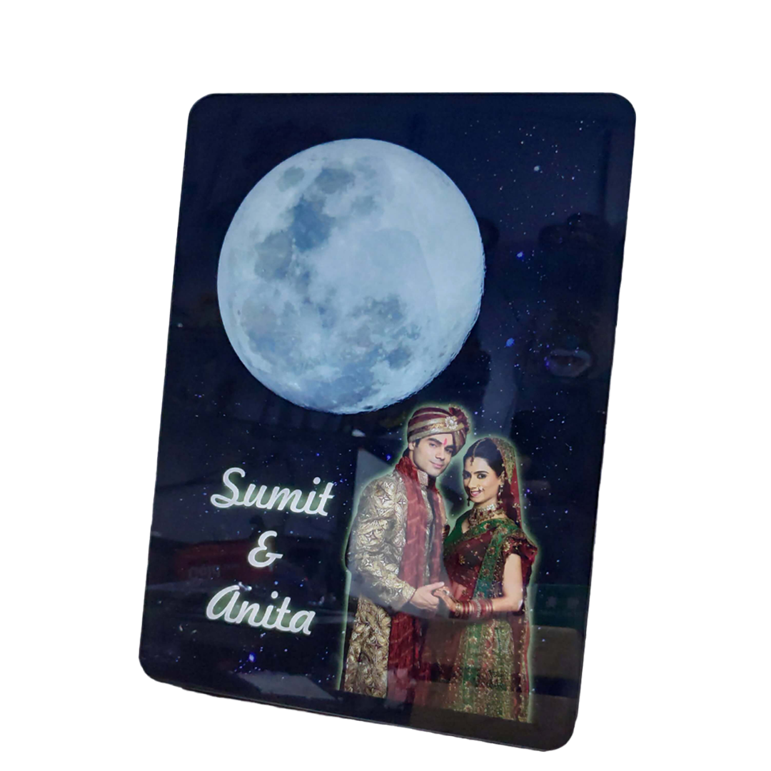 Magic Moon LED with Hidden Photo