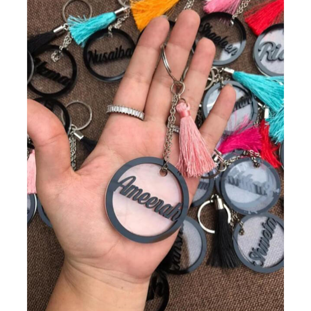 Personalize Your Style with Custom Acrylic Name Keychains