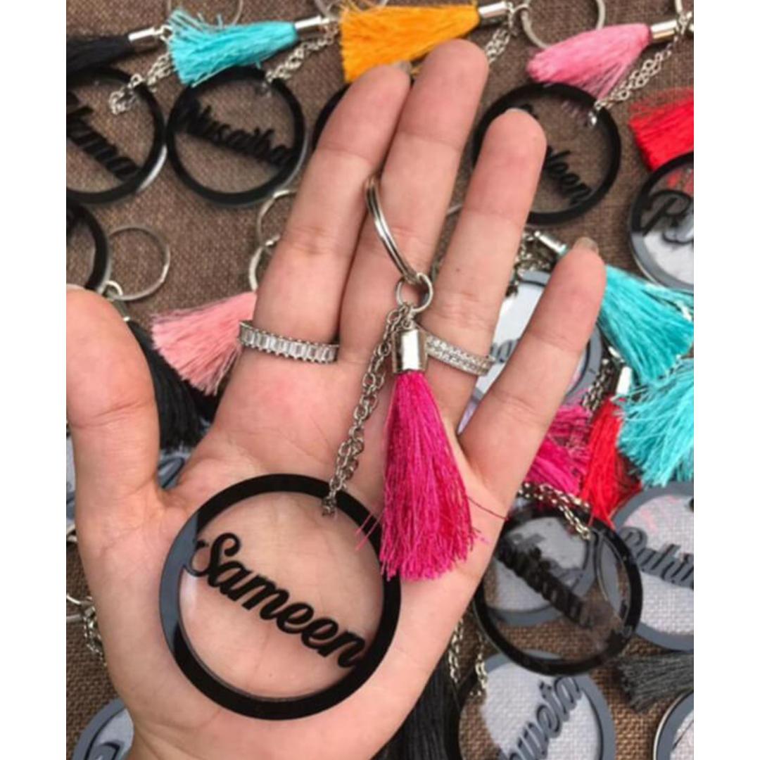 Personalize Your Style with Custom Acrylic Name Keychains