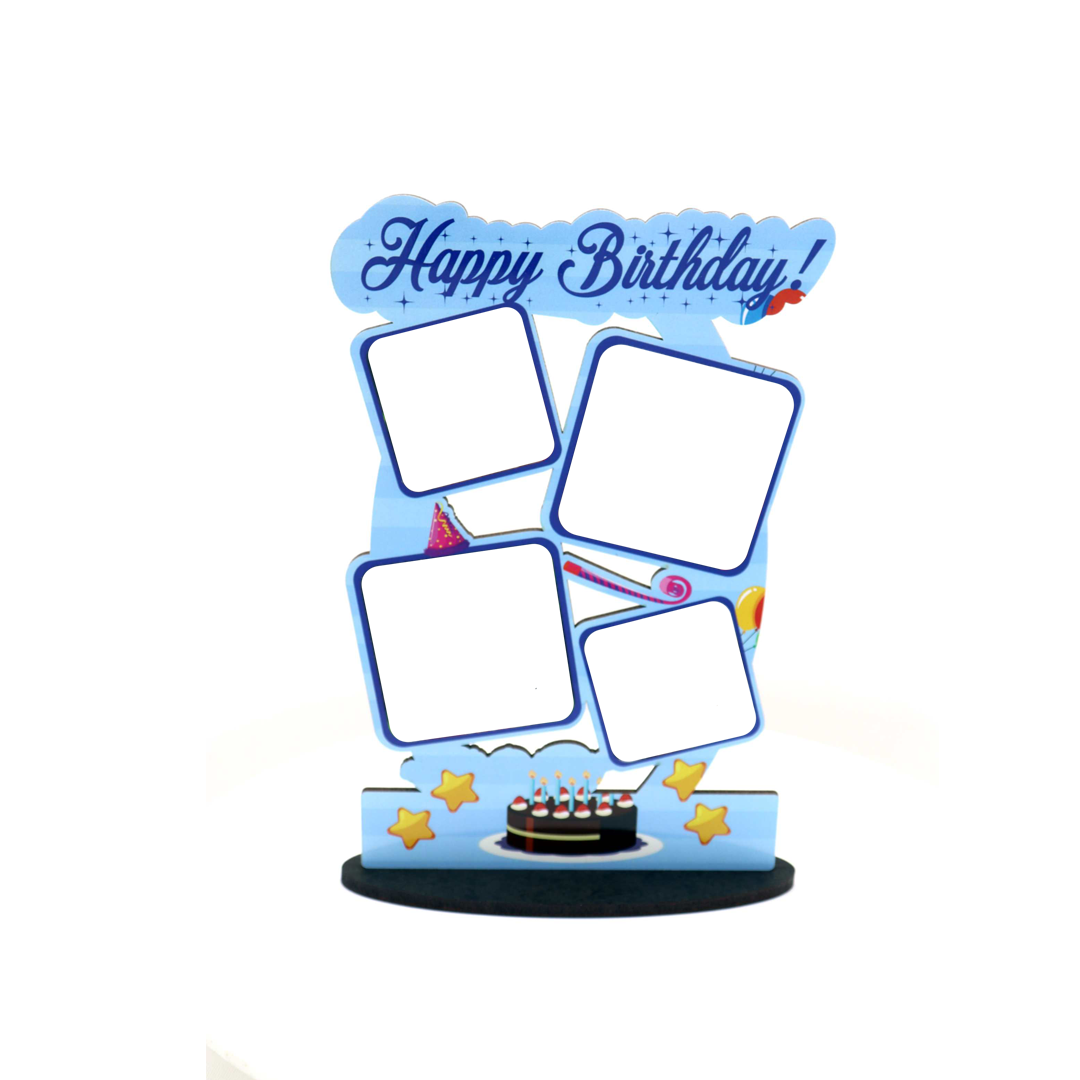 Wood Collage -  6x8-Happy Birthday