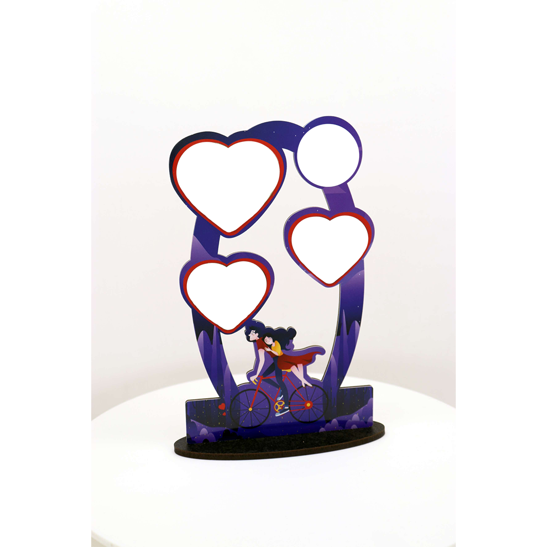 Wood Collage-6x8-Couple Hearts