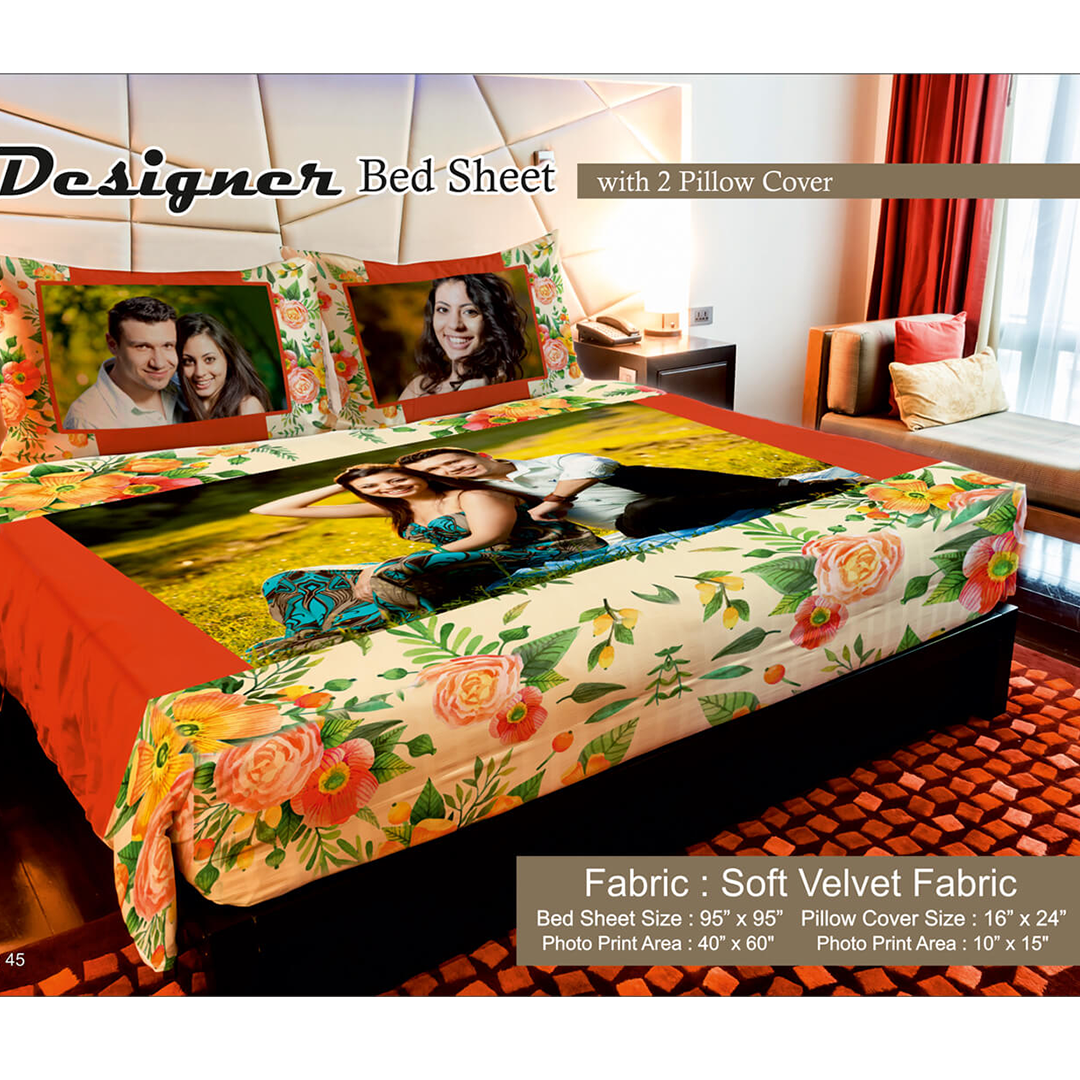 Photo Printed Bed Sheet
