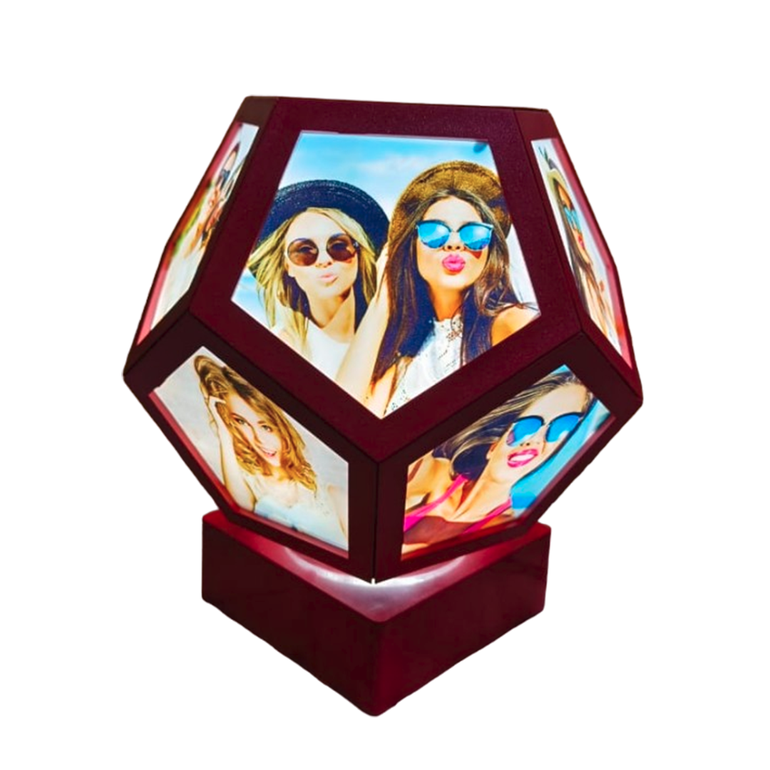 Pentagon Revolving Lamp