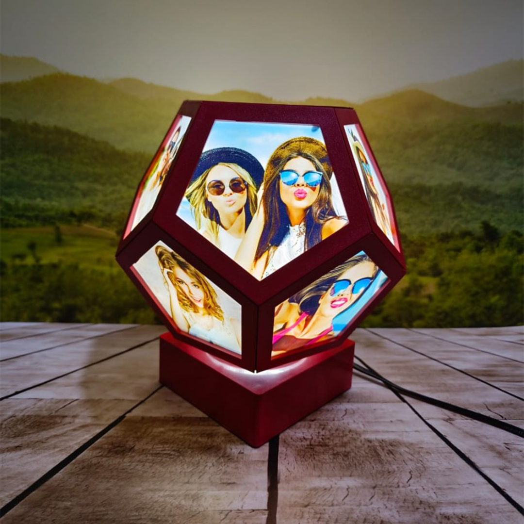 Pentagon Revolving Lamp
