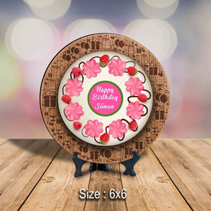 Round Cake Magnetic Photo Stand