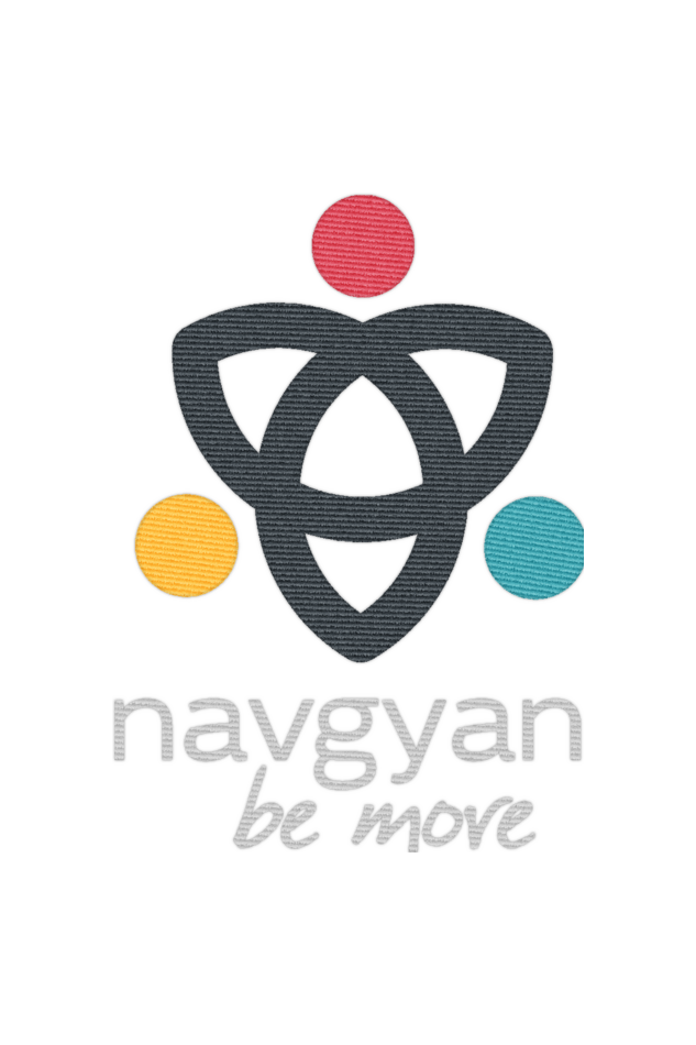 Polo Neck T-Shirt with Embroidered Navgyan Logo