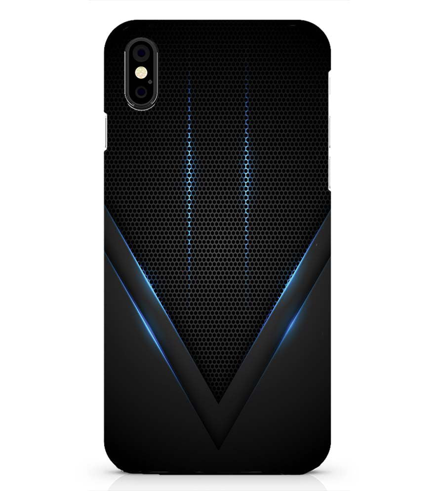 A0114-Black and Blue Back Cover for Apple iPhone X