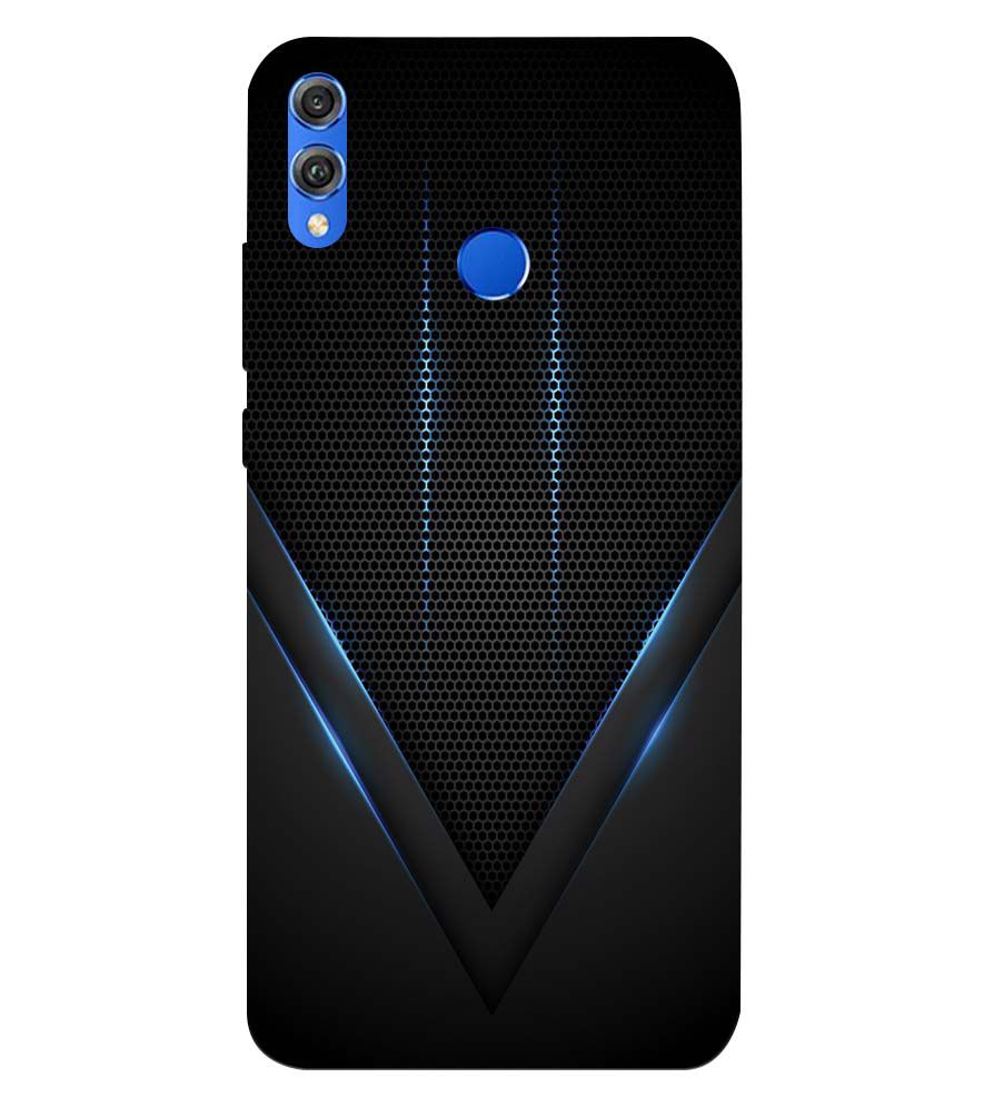 A0114-Black and Blue Back Cover for Huawei Honor 8X