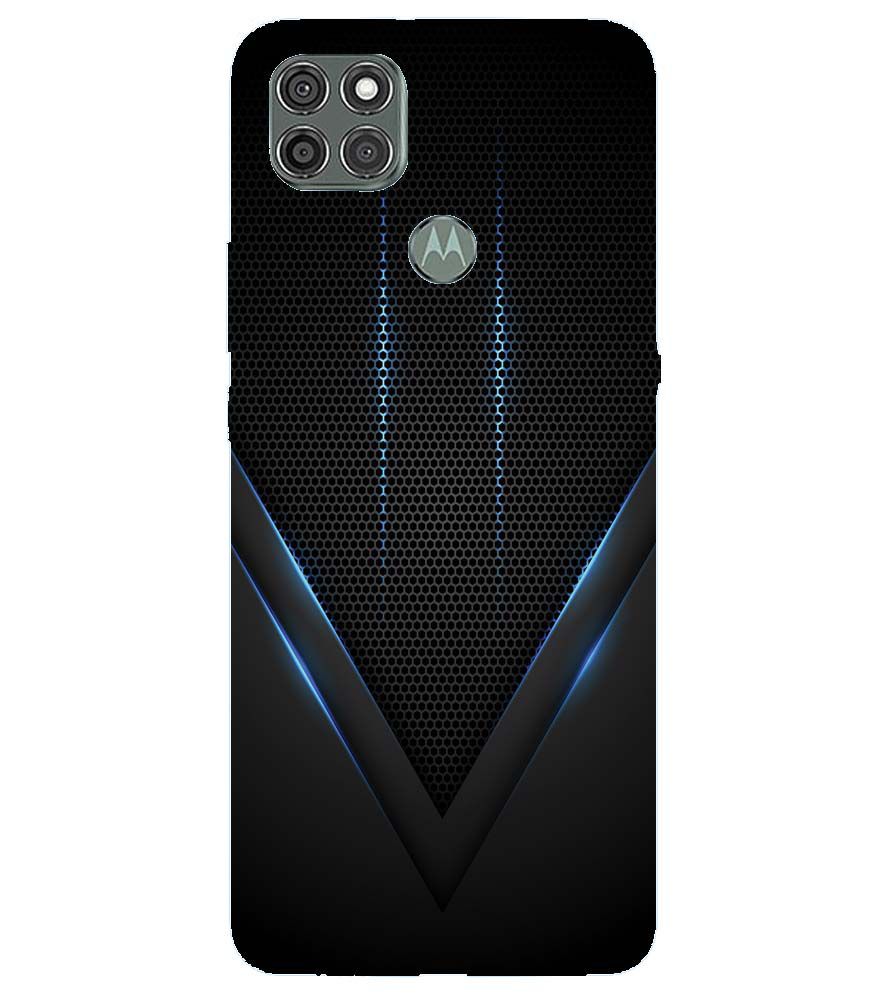 A0114-Black and Blue Back Cover for Motorola Moto G9 Power