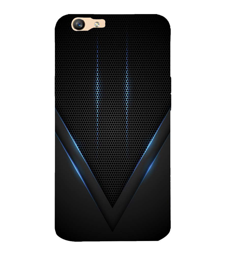 A0114-Black and Blue Back Cover for Oppo F1s : A59