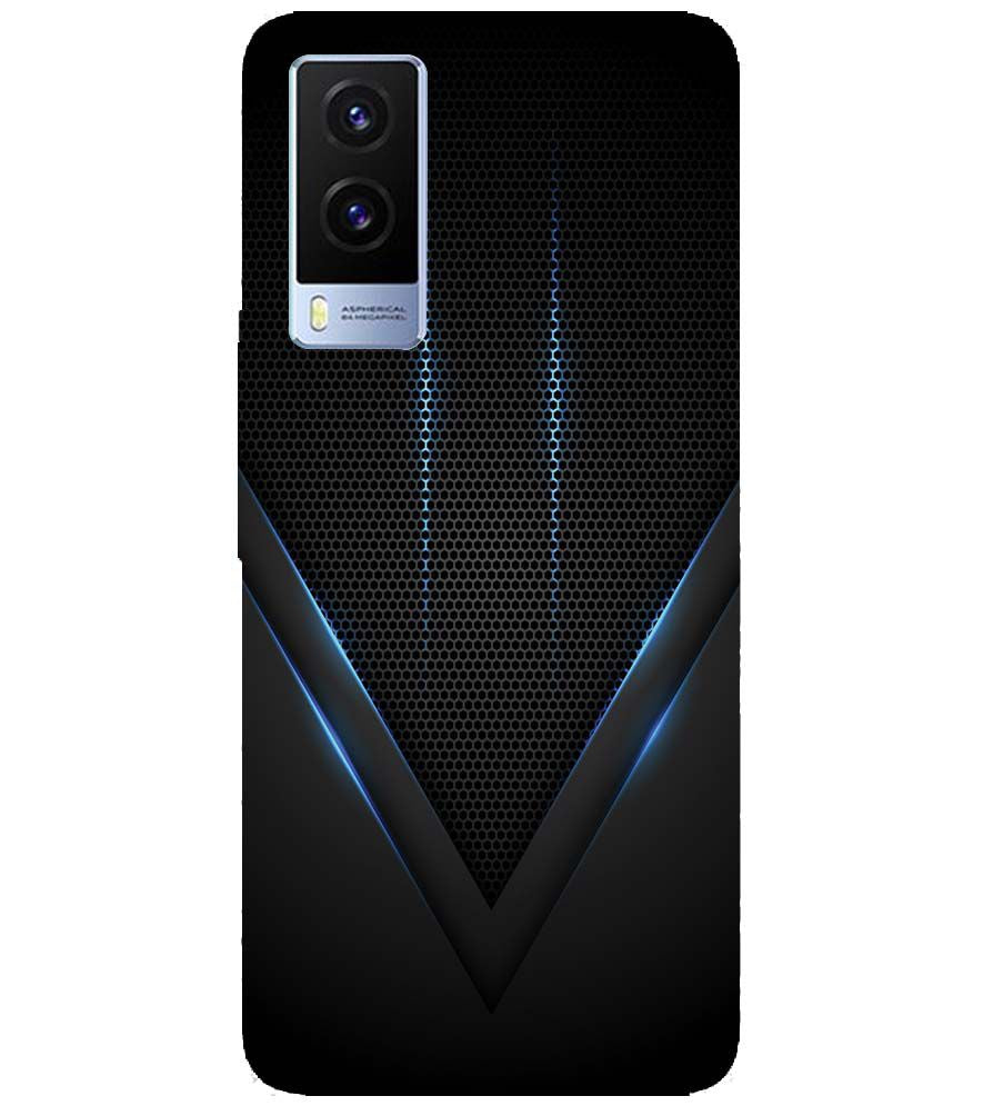 A0114-Black and Blue Back Cover for Vivo V21e 5G