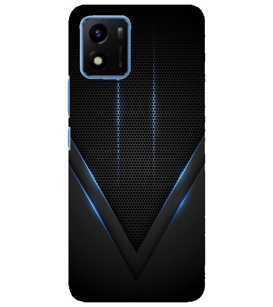 A0114-Black and Blue Back Cover for vivo Y01