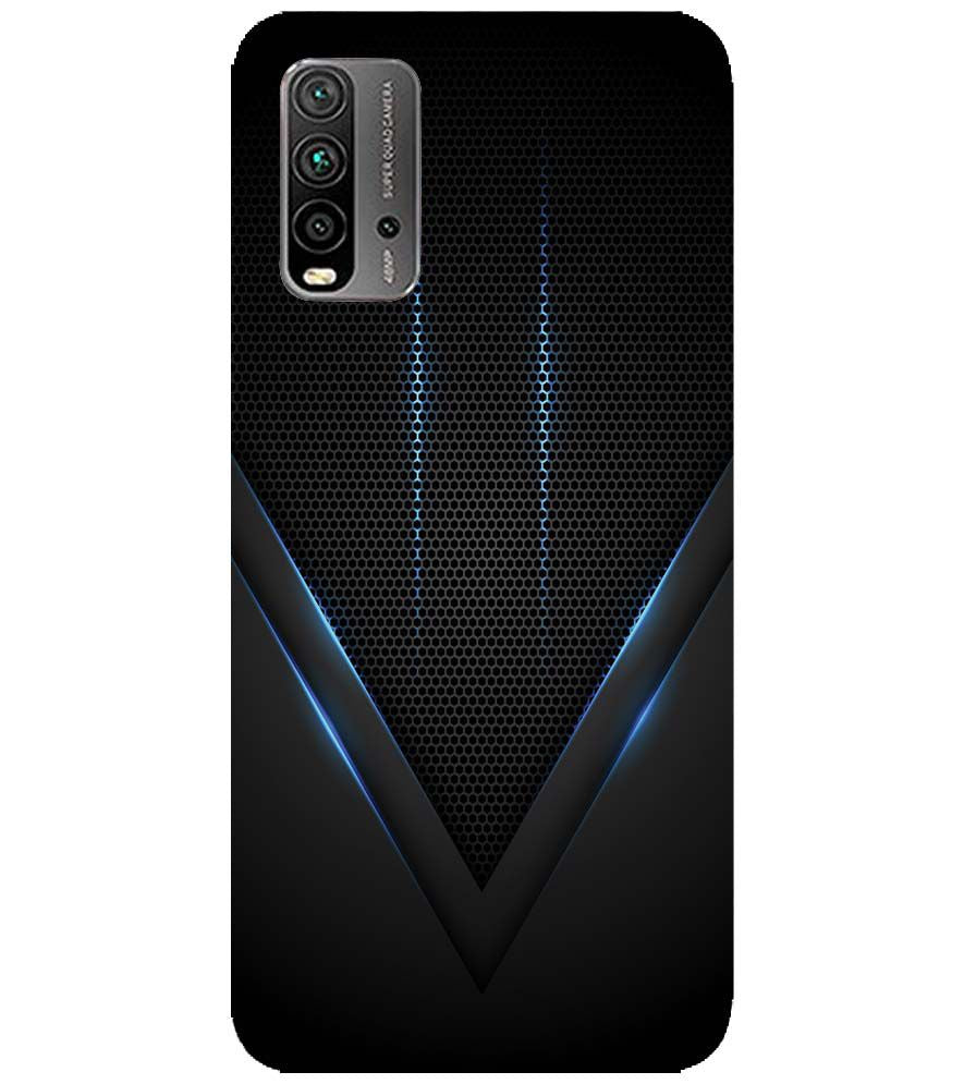 A0114-Black and Blue Back Cover for Xiaomi Redmi 9 Power