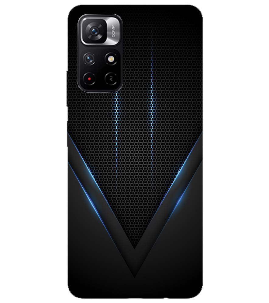A0114-Black and Blue Back Cover for Xiaomi Redmi Note 11T 5G