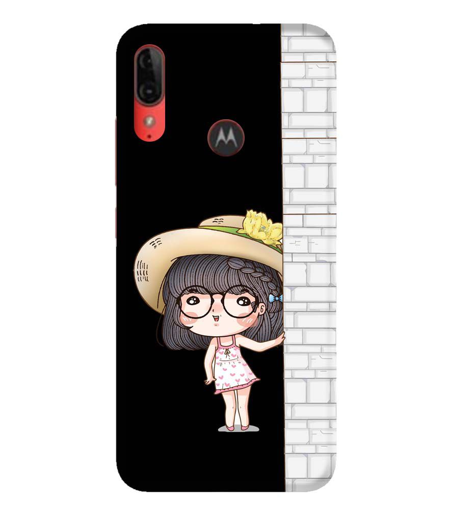 A0146-Innocent Girl Back Cover for Motorola Moto E6s