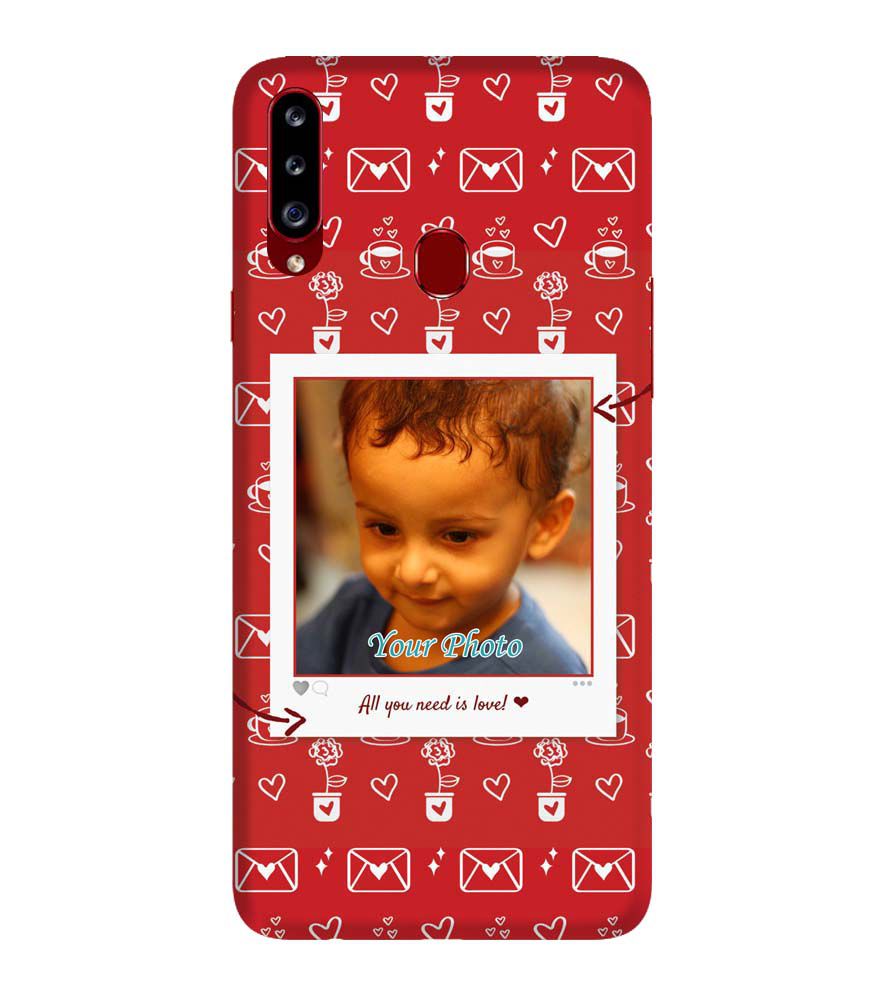 A0501-Need is Love Back Cover for Samsung Galaxy A20s