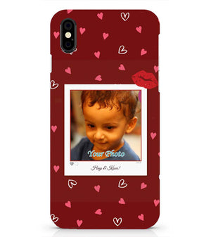 A0502-Hugs n Kisses Back Cover for Apple iPhone X