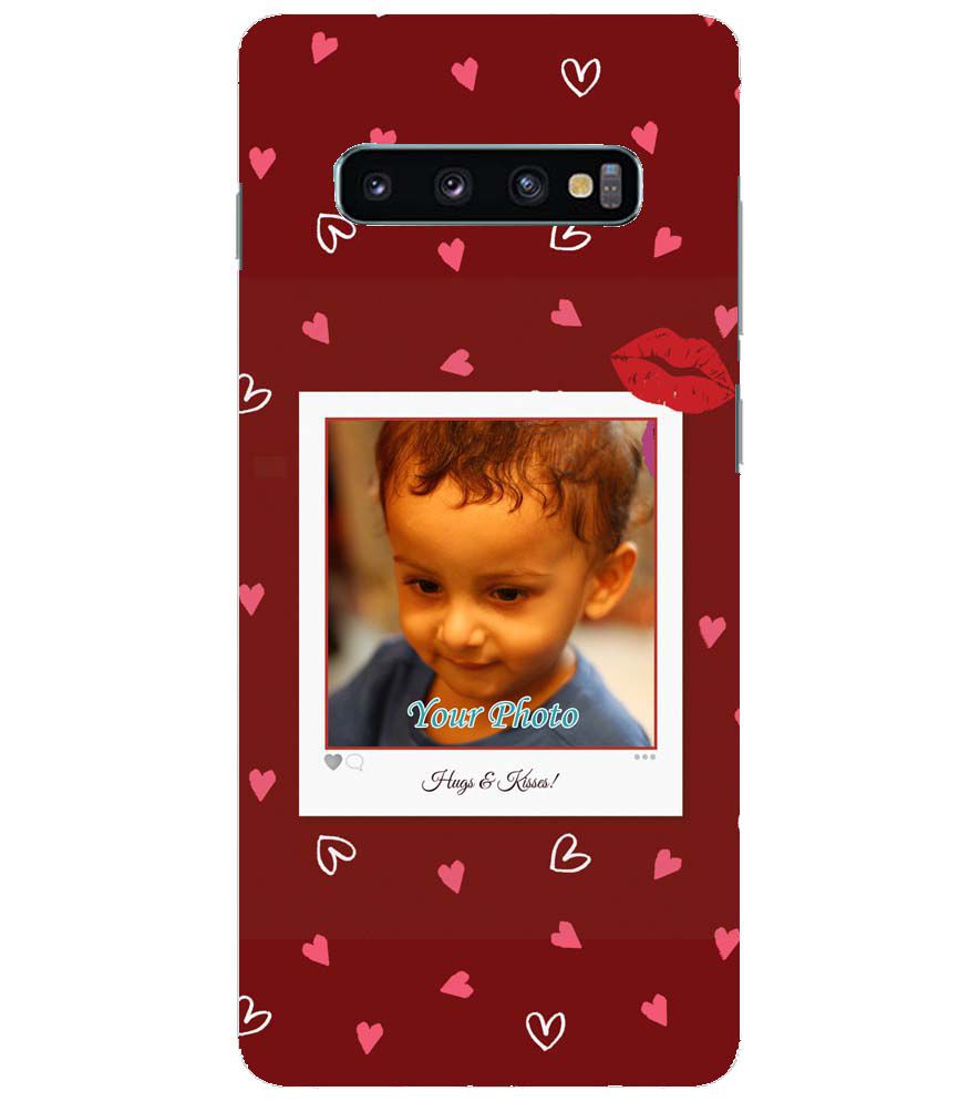 A0502-Hugs n Kisses Back Cover for Samsung Galaxy S10+ (Plus with 6.4 Inch Screen)
