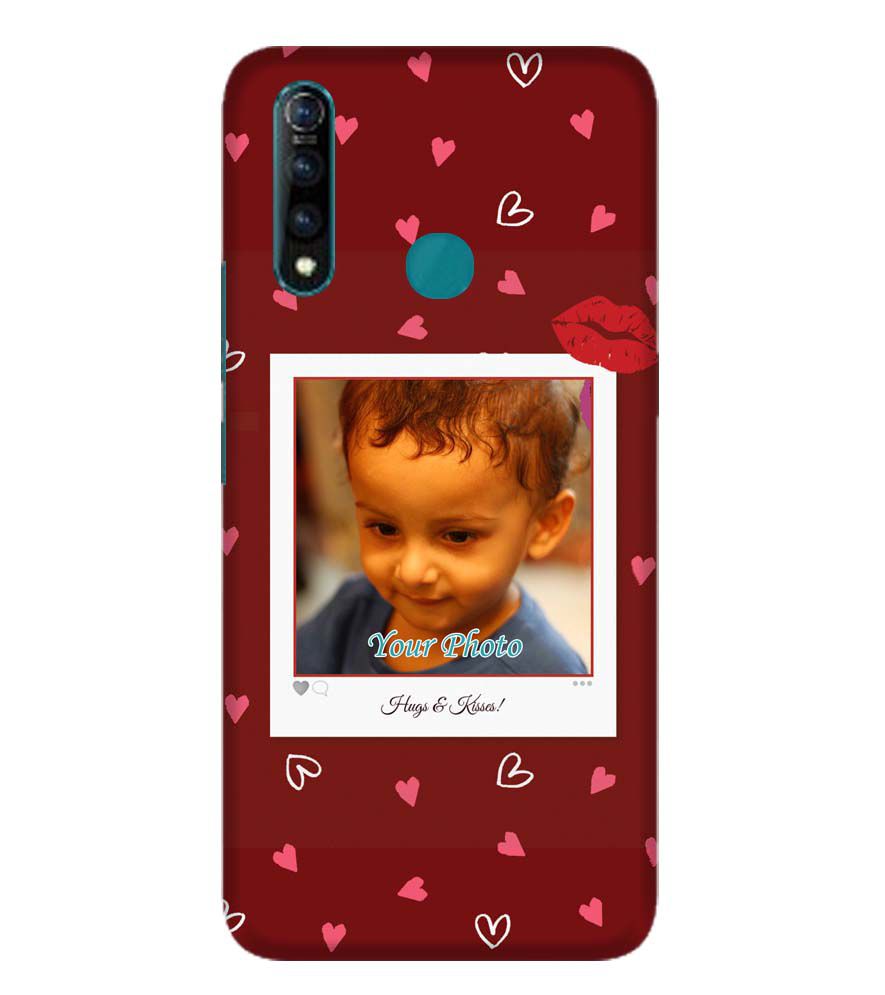 A0502-Hugs n Kisses Back Cover for Vivo Z1 Pro