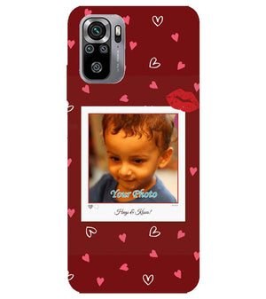 A0502-Hugs n Kisses Back Cover for Xiaomi Redmi Note 10