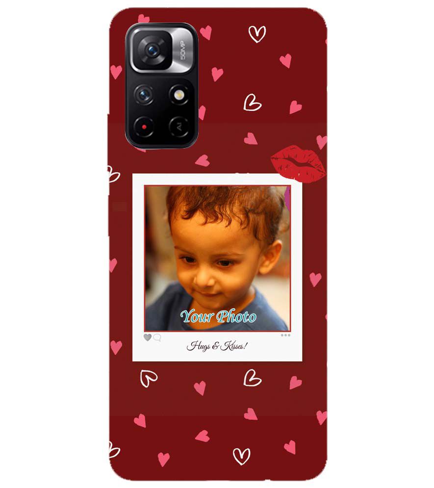 A0502-Hugs n Kisses Back Cover for Xiaomi Redmi Note 11T 5G