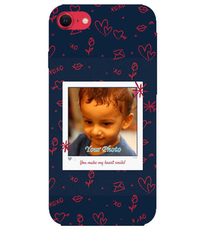 A0503-Heart Smiles Back Cover for Apple iPhone SE (2020)