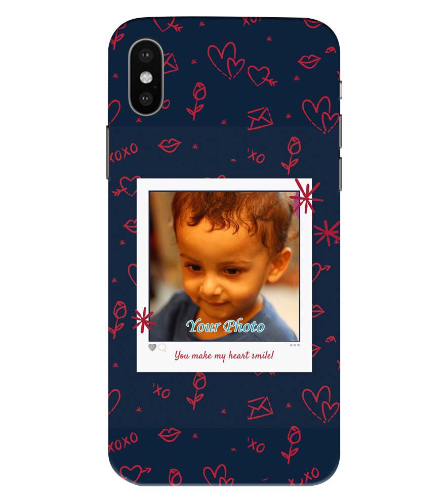 A0503-Heart Smiles Back Cover for Apple iPhone XS Max