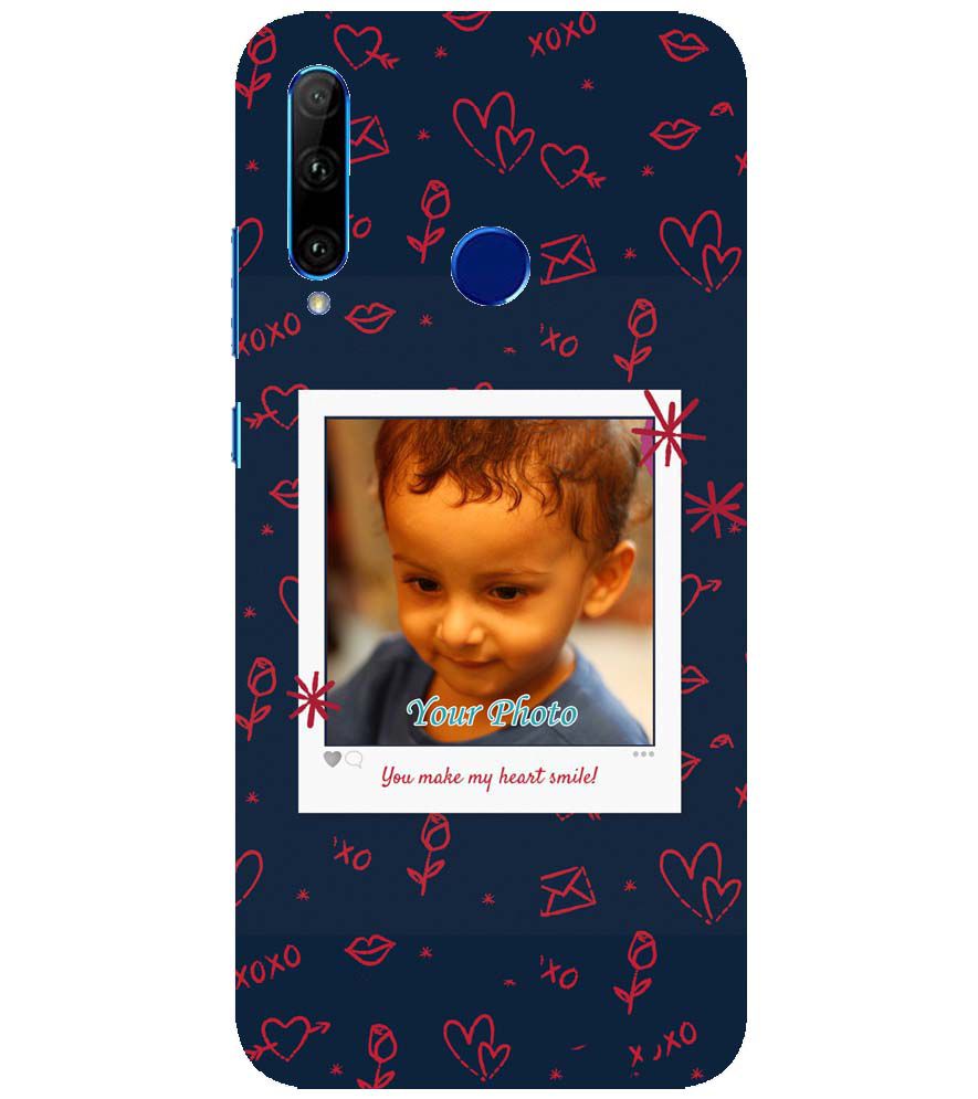 A0503-Heart Smiles Back Cover for Huawei Honor 10i