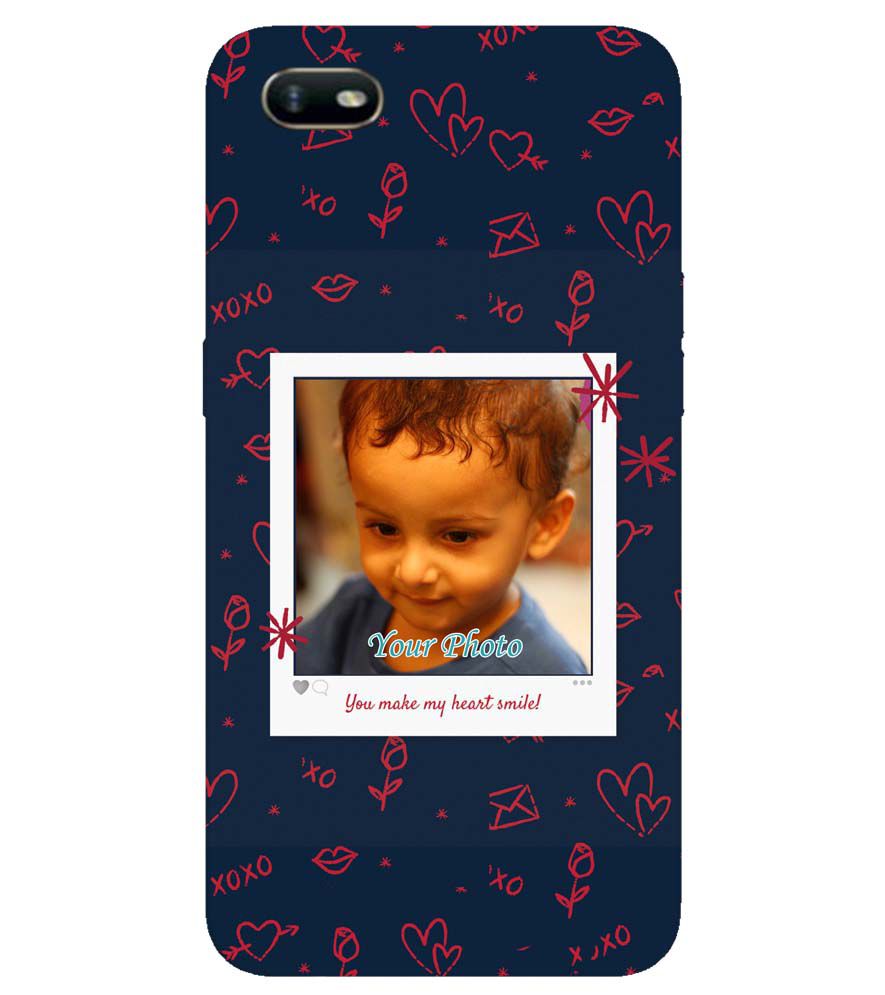 A0503-Heart Smiles Back Cover for Oppo A1k