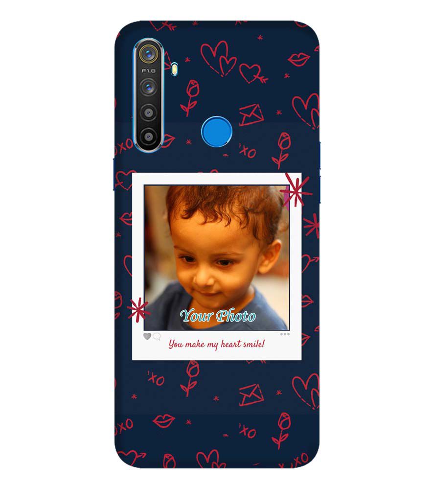 A0503-Heart Smiles Back Cover for Realme 5i