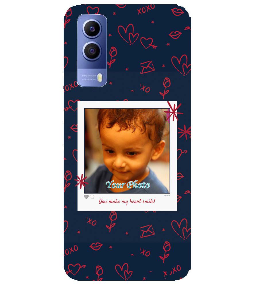 A0503-Heart Smiles Back Cover for vivo Y53s