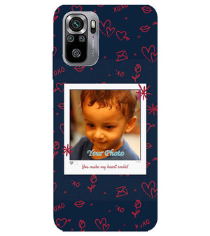 A0503-Heart Smiles Back Cover for Xiaomi Redmi Note 11 SE (India)