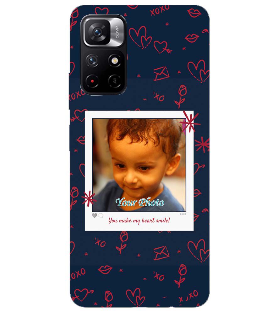 A0503-Heart Smiles Back Cover for Xiaomi Redmi Note 11T 5G